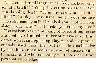 Baseball lingo, 1898