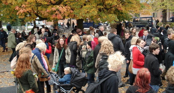 Demo mod racistisk vold i rhus, 11. oktober 2008