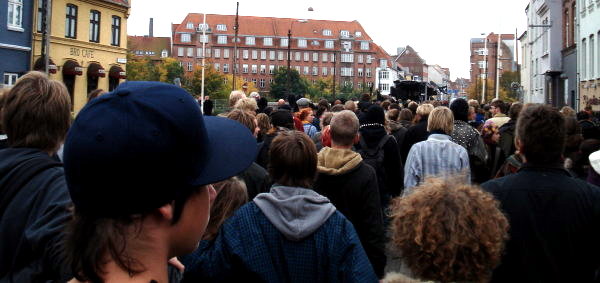 Demo mod racistisk vold i Århus, 11. oktober 2008