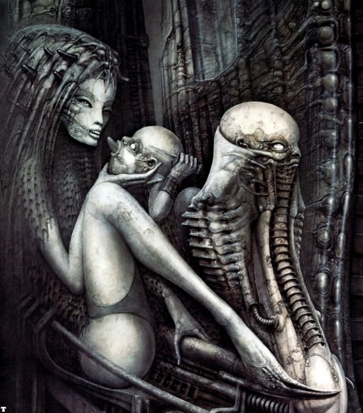 H.R. Giger: Untitled painting