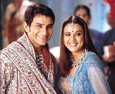 Preity Zinta + Saif Ali Khan