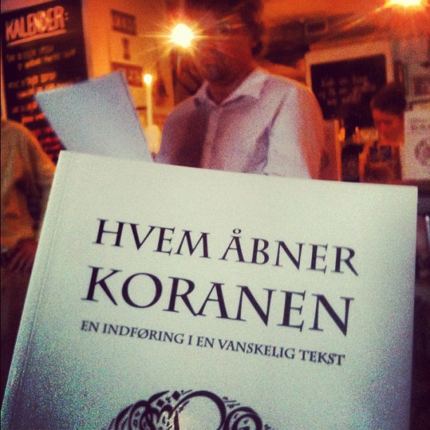 Carsten Agger ved reception for 'Hvem bner Koranen'