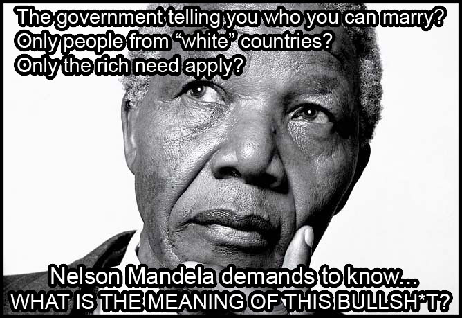 Nelson Mandela er imod dansk apartheid