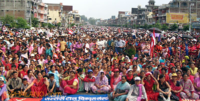Demo i Nepal